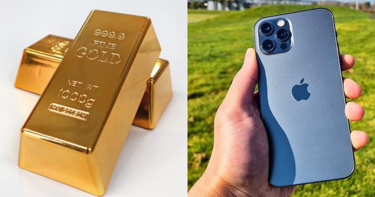 What if you have invested in gold instead of an iPhone 1 year ago