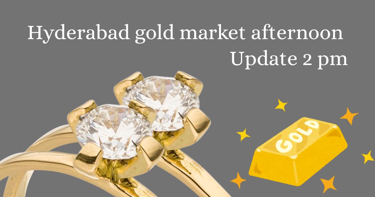Hyderabad gold rate live market update 2:00 p.m. 25th March 2026