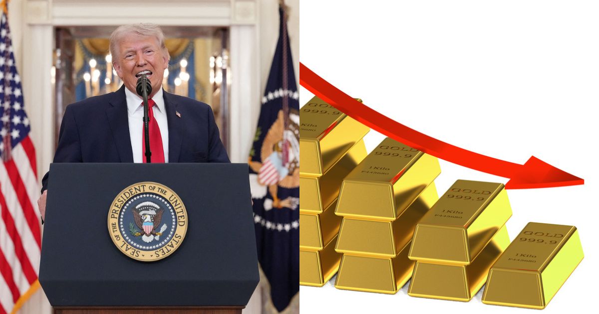 International gold rates decreases after Trump speech